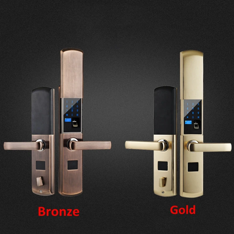 Цифровой Semicondu отпечатков пальцев Smart Lock электронные замок двери автоматический