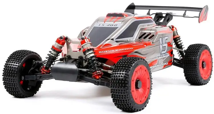 red Rovan 4WD V5 с дистанционным управлением вездеход 32CC мощный 2-х тактный бензиновый двигатель - Цвет: red