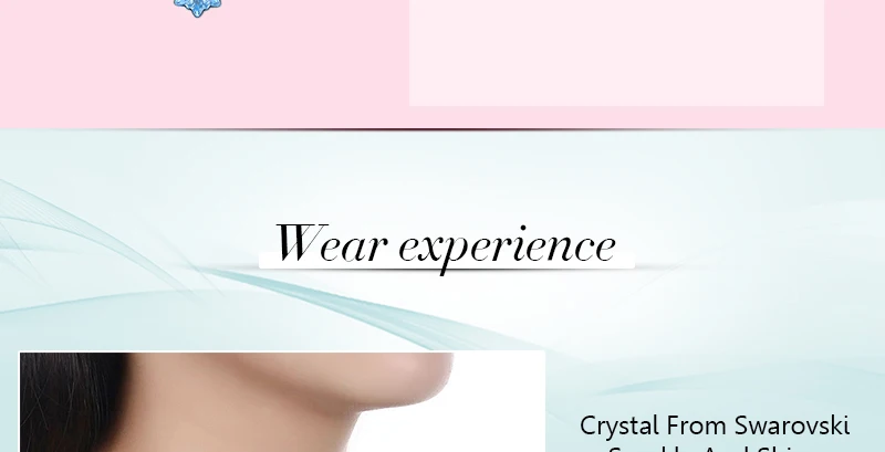 Звезда ожерелье с подвеской «Снежинка» Кристалл от Swarovski с 925 пробы Серебряный двойной цепи кулон для женщин Свадебные украшения