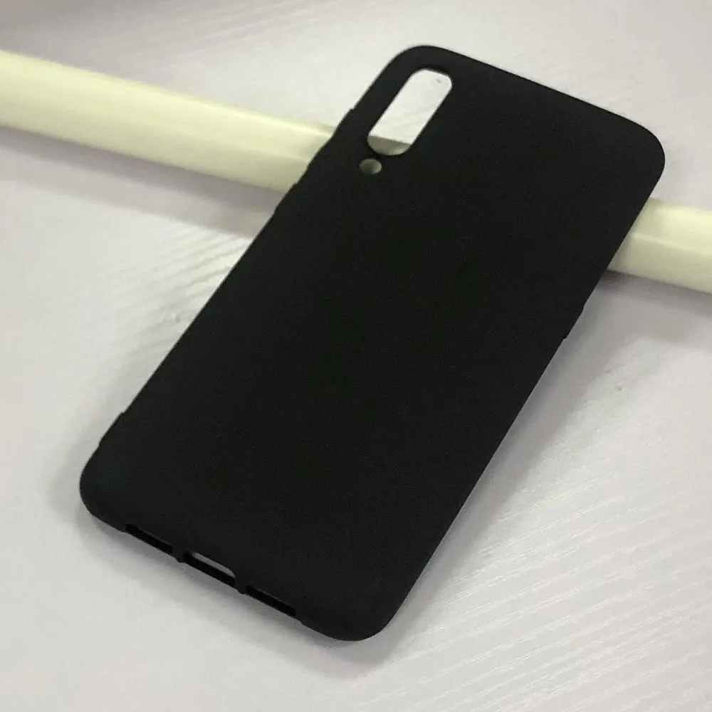 Black case Для Xiaomi mi 9 mi 9 чехол для телефона чехол для Xiaomi mi 9 SE Чехол Мягкий силиконовый чехол для Xiaomi mi 9 SE mi 9se Capa Xiomi mi 9 - Цвет: Black case