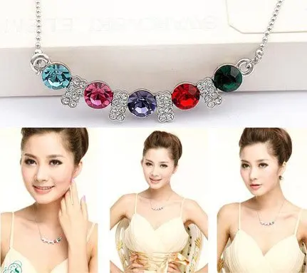 Прекрасный подарок оптовая продажа хит продаж австрийский хрусталь ожерелье