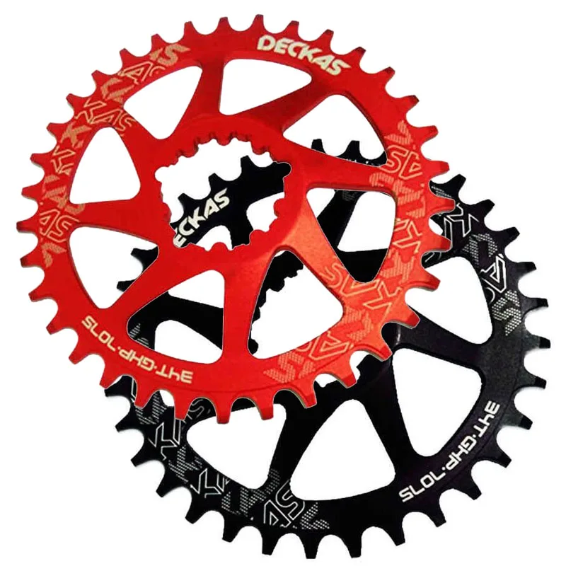 Deckas велосипедная цепь 32T 34T 36T 38T узкая широкая сеть MTB кольцо Al7075 CNC велосипед