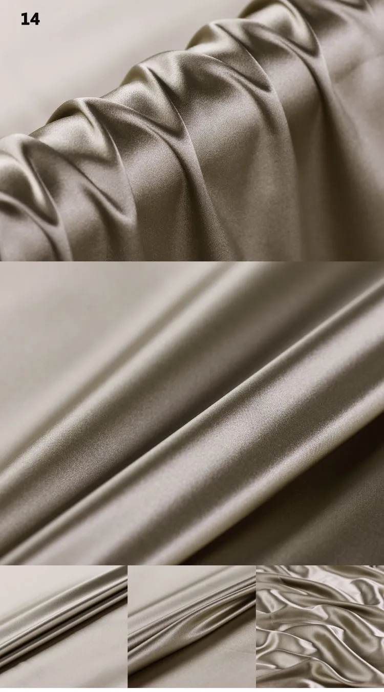 19M/M 24COLORS digital painting stretch satin silk fabric for dress tissu au metre telas por metros tecido tela shabby chic DIY