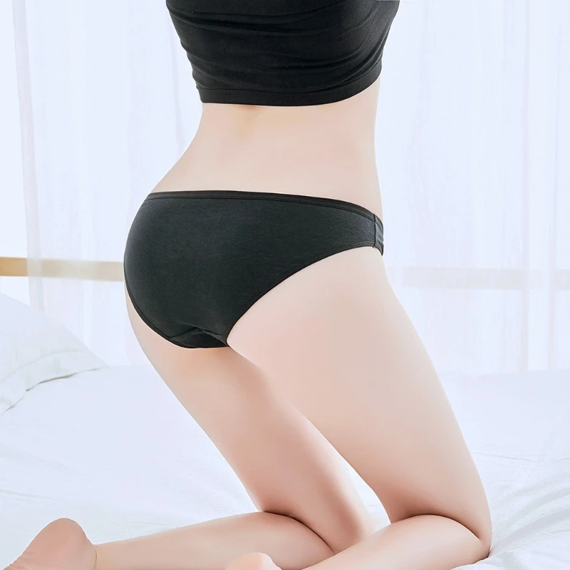 M/L/XL Женская повязка с бантом и низкой талией нижнее белье принтом эластичные