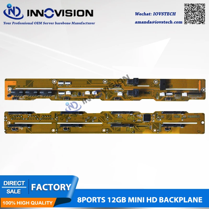 16 портов 12 Гб mini HD Backplane только для нашего сервера хранения в стойке|Платы