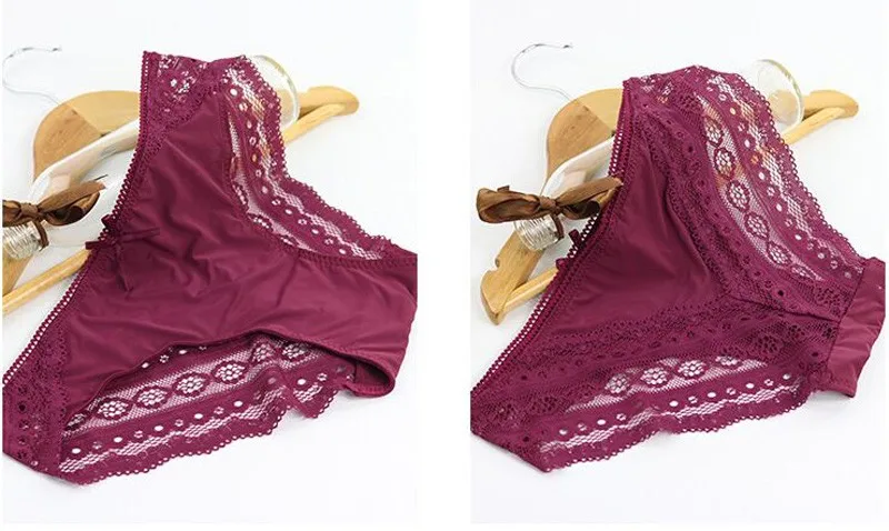 New Arrival Women's Sexy Lace Panties Seamless Panty For Female Brand Design Briefs Thong Underwear M L Size UN70027+35