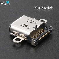 yuxi 1pcs high quality new charging port for nintendo switch ns console charging port power connector type c charger socket