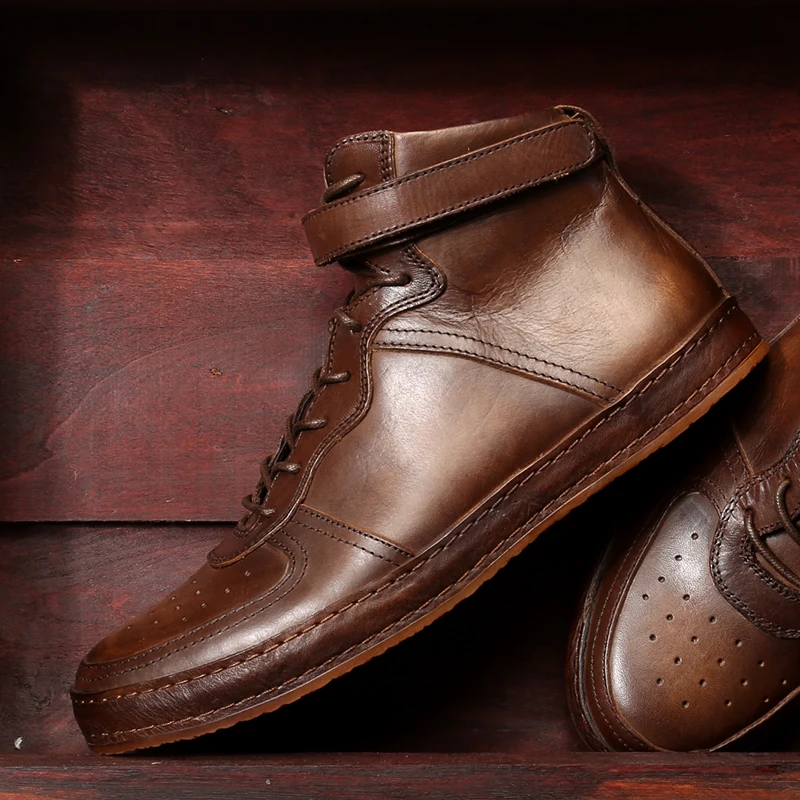 2017 г. Брендовая дизайнерская мужская повседневная обувь из натуральной кожи