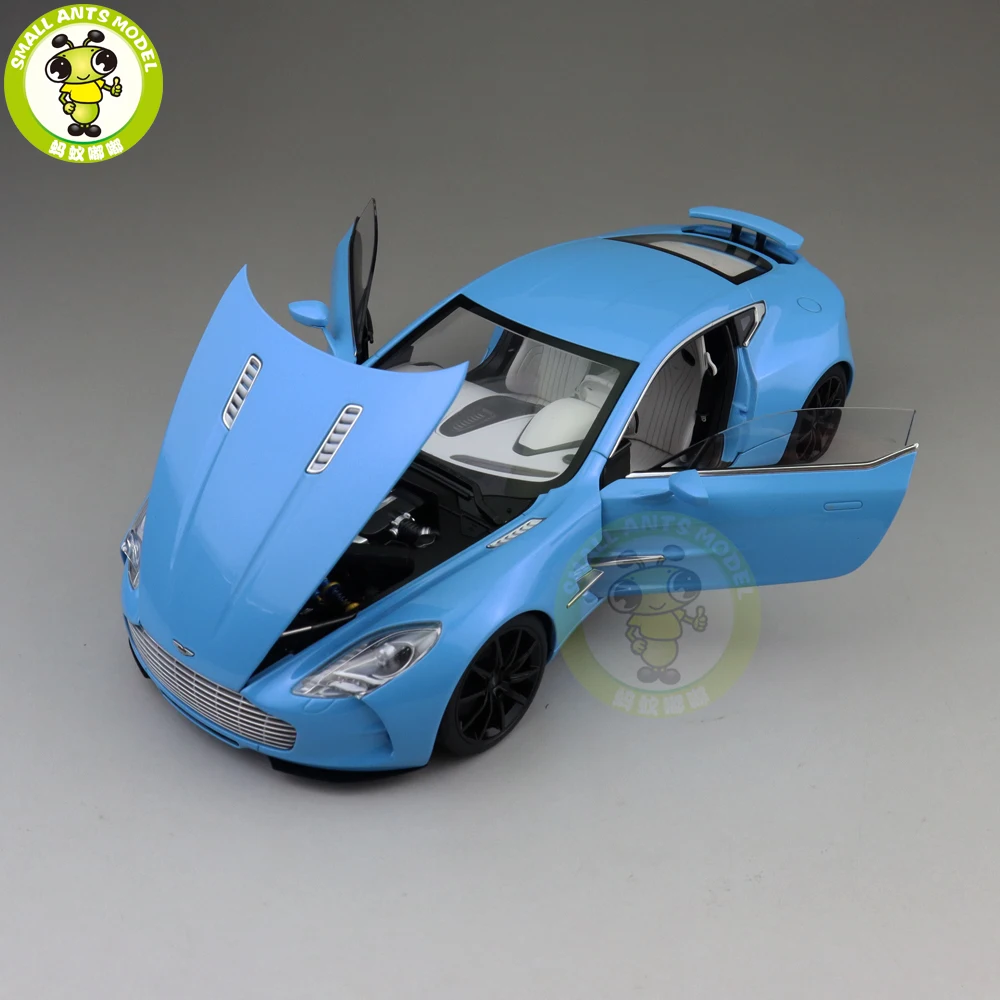 1/18 AUTOart 70240 ASTON MARTIN ONE 77 литая модель автомобиля синий