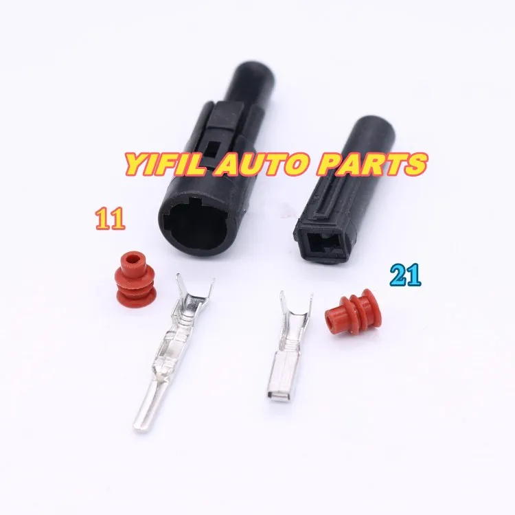 

10 pcs 1 Pin Furukawa Male Female Kit Auto Electrical Wiring Harness Power Connector Plug