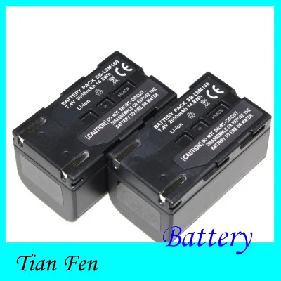 2 шт. SB LSM160 sblsm160 Перезаряжаемые Батареи для камеры Samsung SC D351 vp d351 d351i d352|camera battery