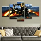 Домашний декор HD рамка 5 шт.шт. Призрачная езда Картина на холсте Модульная картина современный принт настенные картины для гостиной