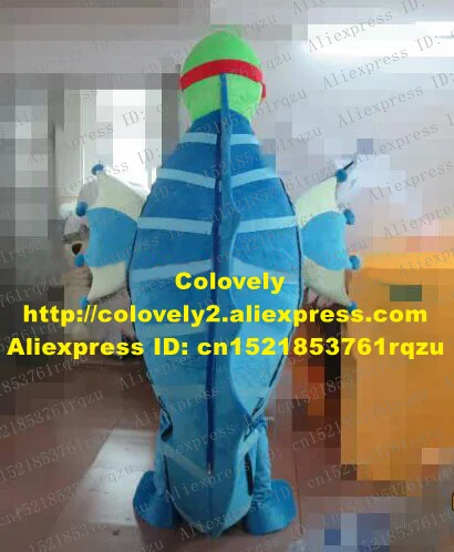 Озорная синяя кожа костюм-талисман персонаж из мультфильма Mascotte взрослая