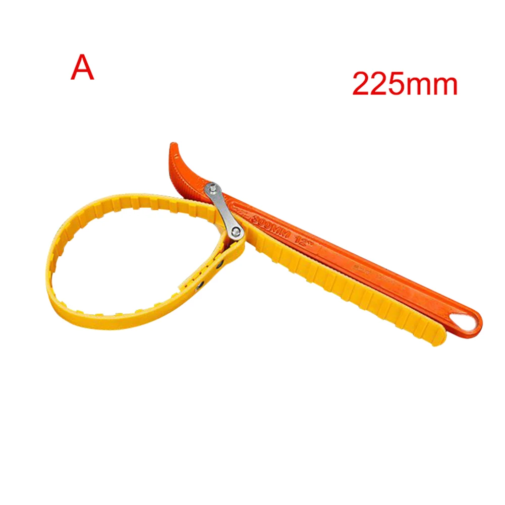 

Rubber Strap Belt Wrench Adjustable Bottle Opener Oil Filter Wrenches Car Repair Spanner Tool LB88