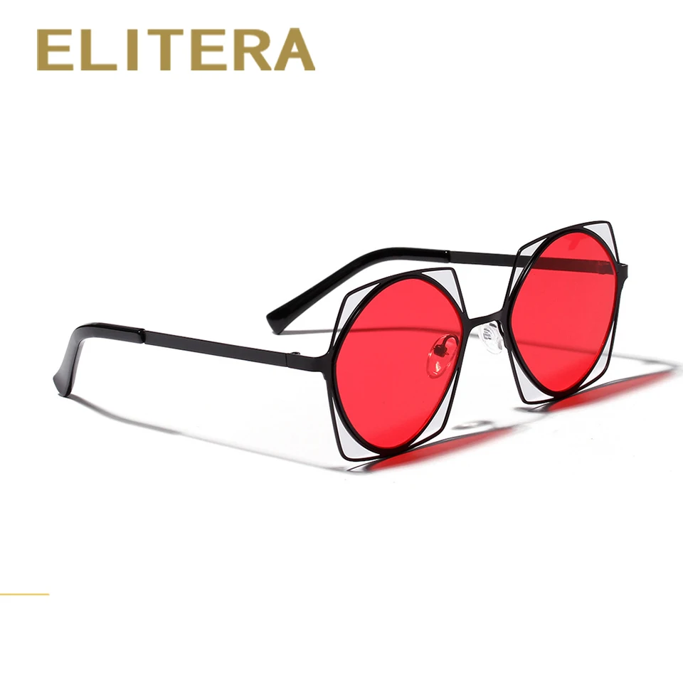 ELITERA брендовые модные двойные обода металлические оправа квадратные очки