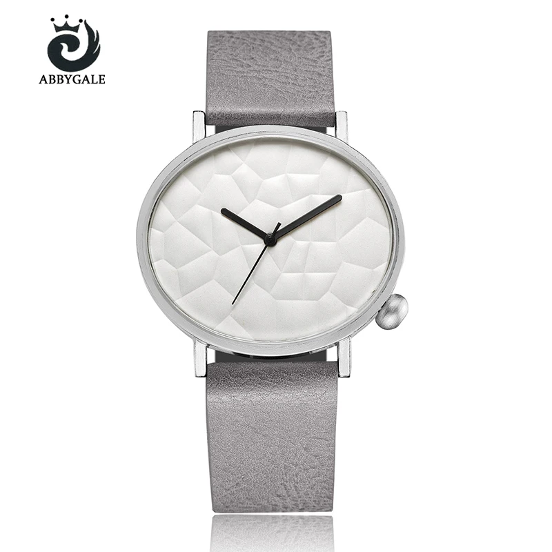 Простые Женские часы модный Овальный чехол Bump Box кварцевые платья женские