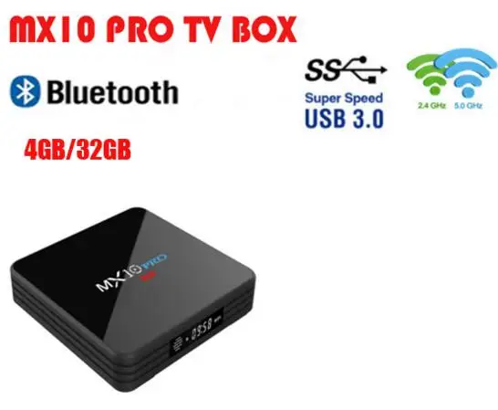 MX10 PRO ТВ приставка Android 9,0 RK3318 4 Гб 32 Гб опционально воздушная мышь 2,4G 5G WiFi медиаплеер BT4.1 поддержка 4K vs mx10 ТВ приставка H.265 - Цвет: 4G 32G ONLY