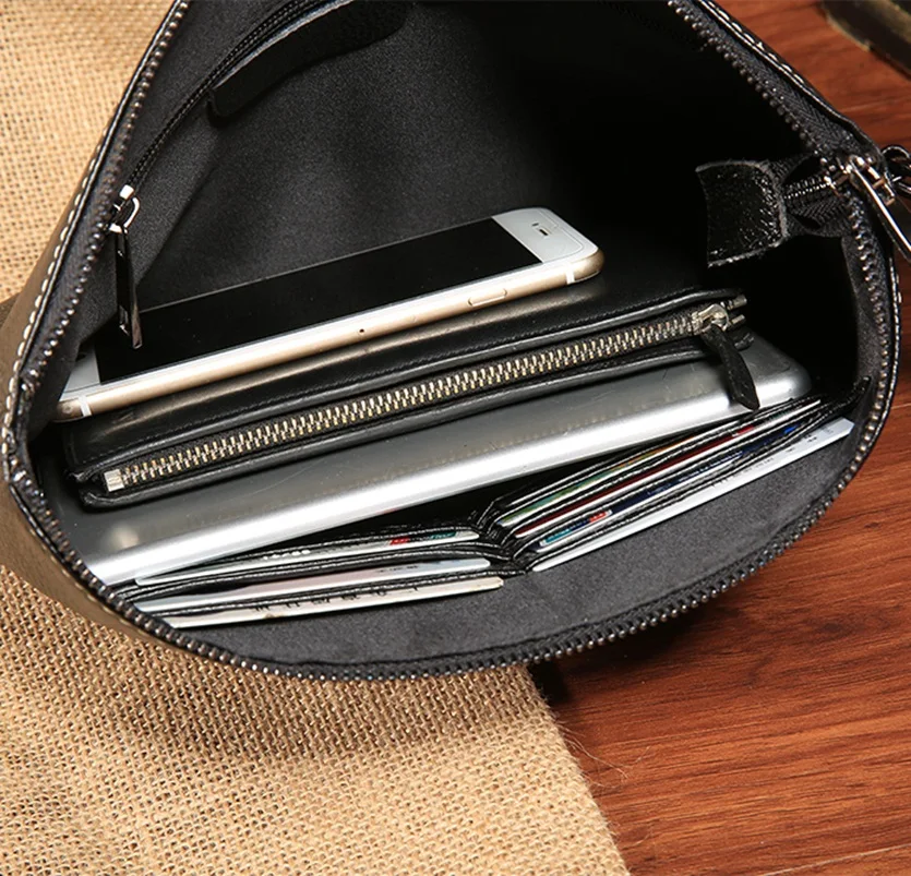 Брендовые деловые мужские сумки клатчи из натуральной кожи кошельки ручная