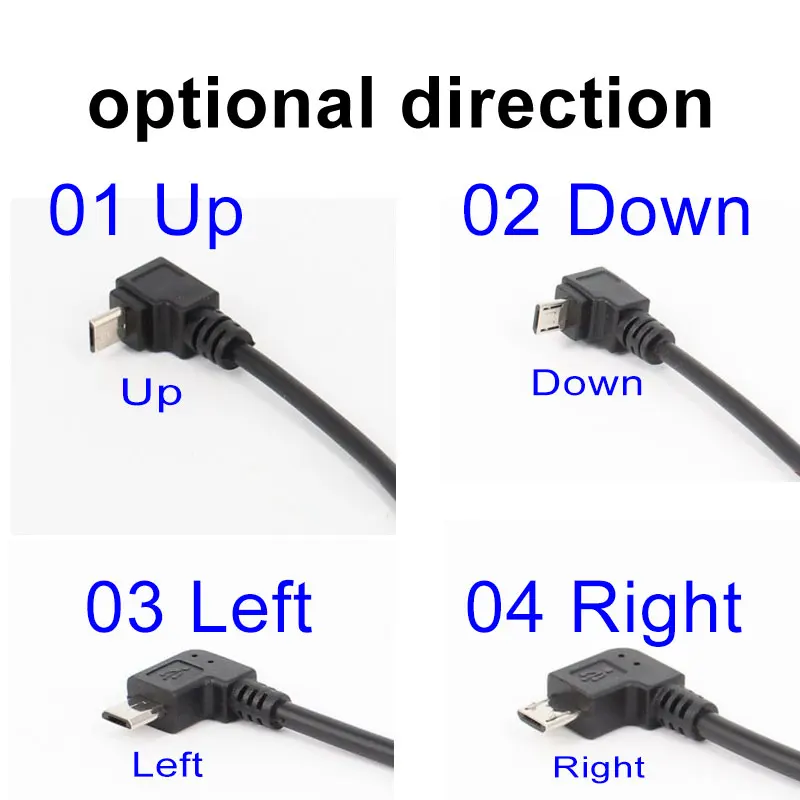 Адаптер pctontype-C Мама-микро-USB изогнутый кабель прямоугольный штырьковый