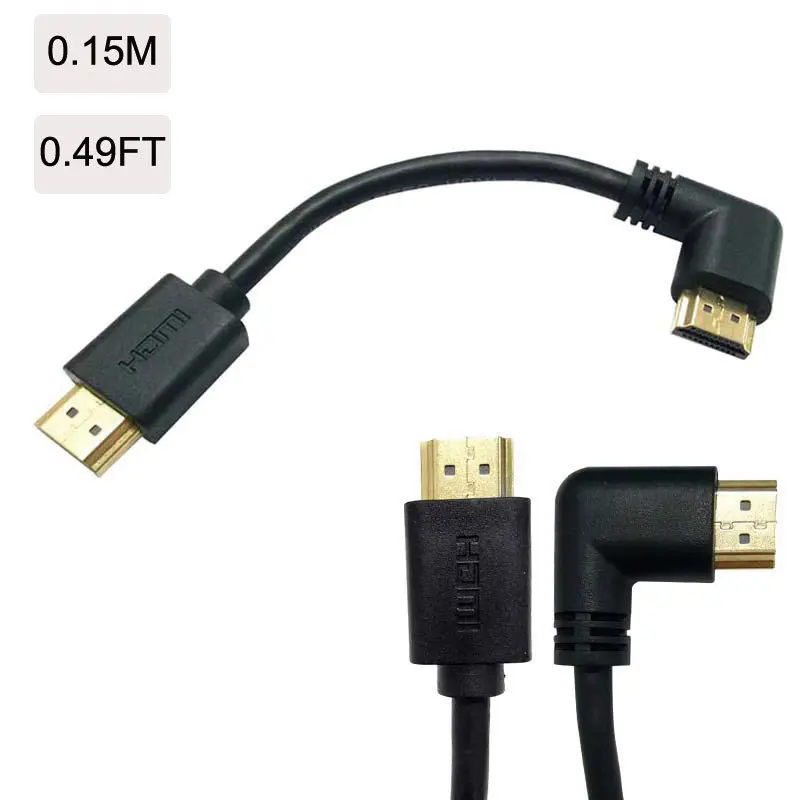 DANSPEED 15 см 0 49 фута прямоугольный кабель HDMI конвертер для xbox HDTV DVD видео|Кабели HDMI| |
