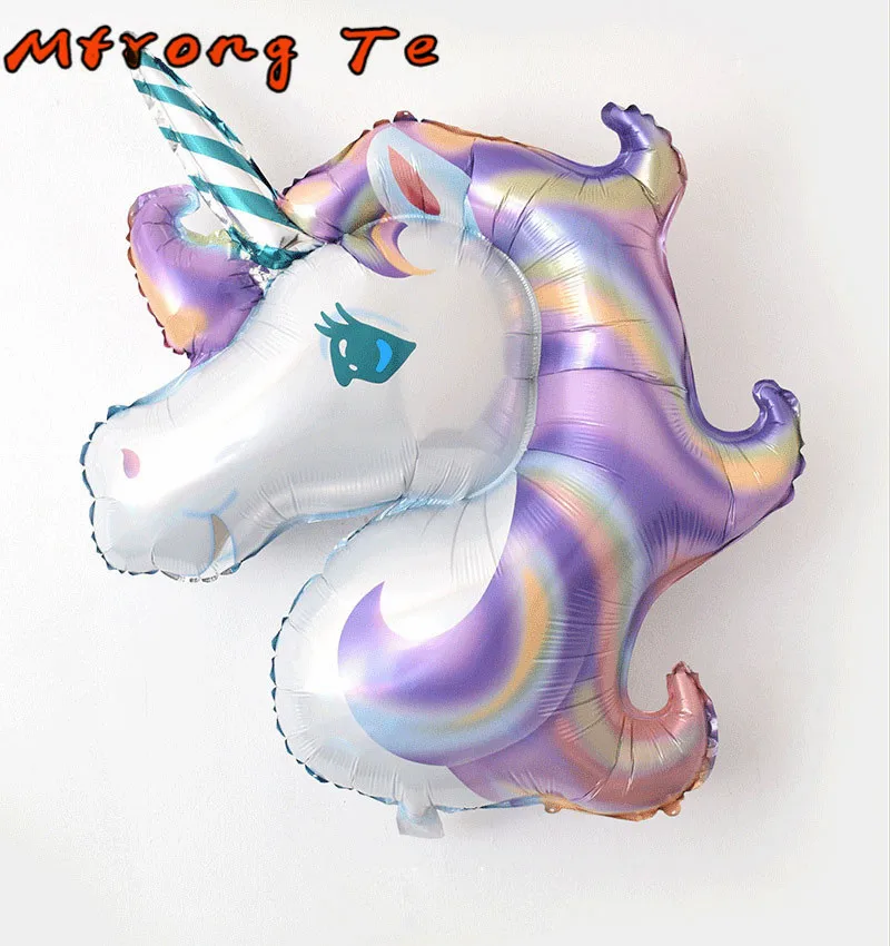 Mtrong TE 1 шт. Радужный Единорог фольга Воздушные шары мини unicron животных воздушный