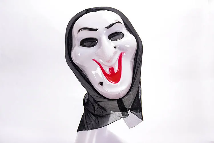 Головной убор унисекс для косплея Хэллоуин белое лицо s призраки зомби вампир