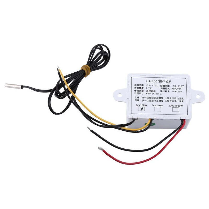 Горячая XH W3001 DC12V Универсальный цифровой светодиодный контроллер температуры