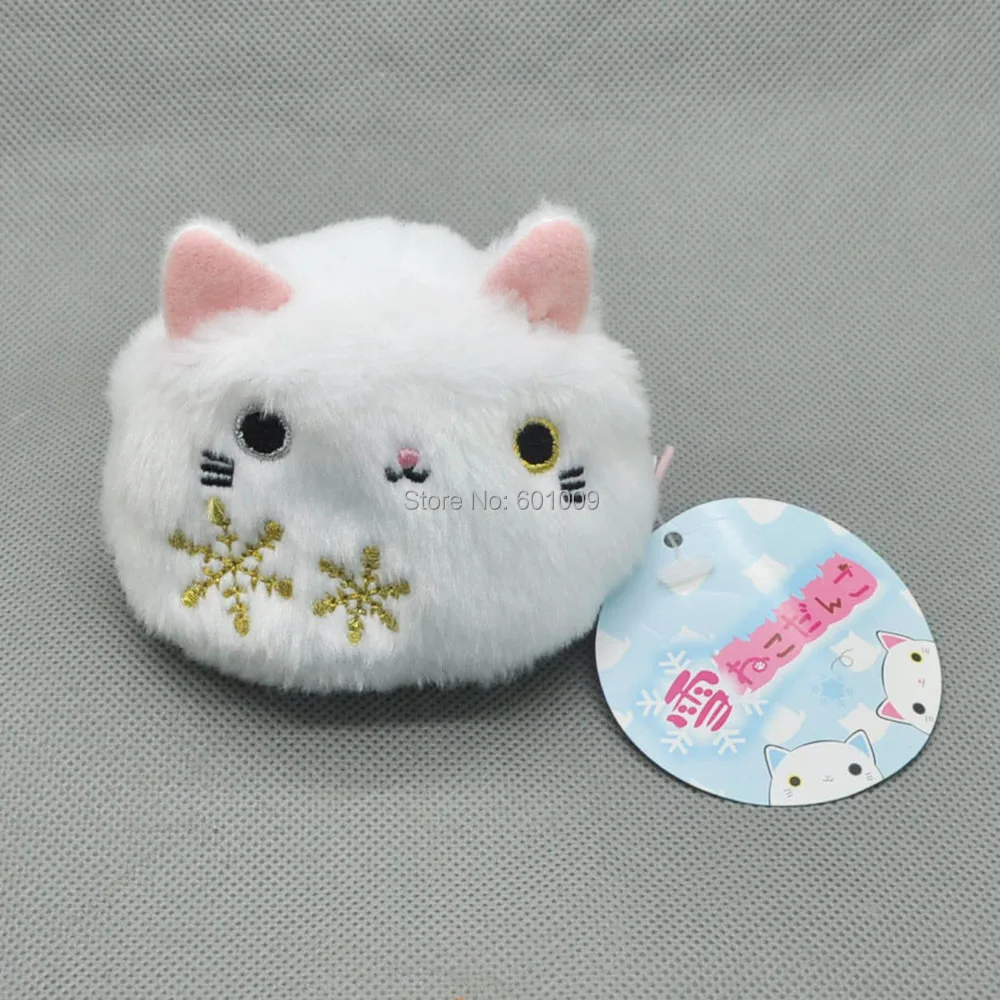 4 шт. Снежинка Неко Atsume кот кошка с заднего двора 3 Мяу коллекция Dango Моти плюшевая