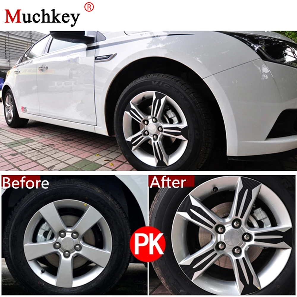 Декоративные наклейки для Chevrolet Chevy Cruze 2009 2010 2011 2012 4D из углеродного волокна