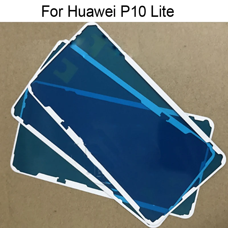 

2 шт. Замена для Huawei P10 Lite Задняя стеклянная крышка клейкая наклейка стикеры клейкая Крышка батарейного отсека корпуса HuaweiP10 Lite
