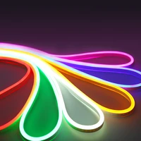 12v led neon rope strip light flexible tape waterproof ip67 2835 smd white warm white yellow red green blue rgb led rope