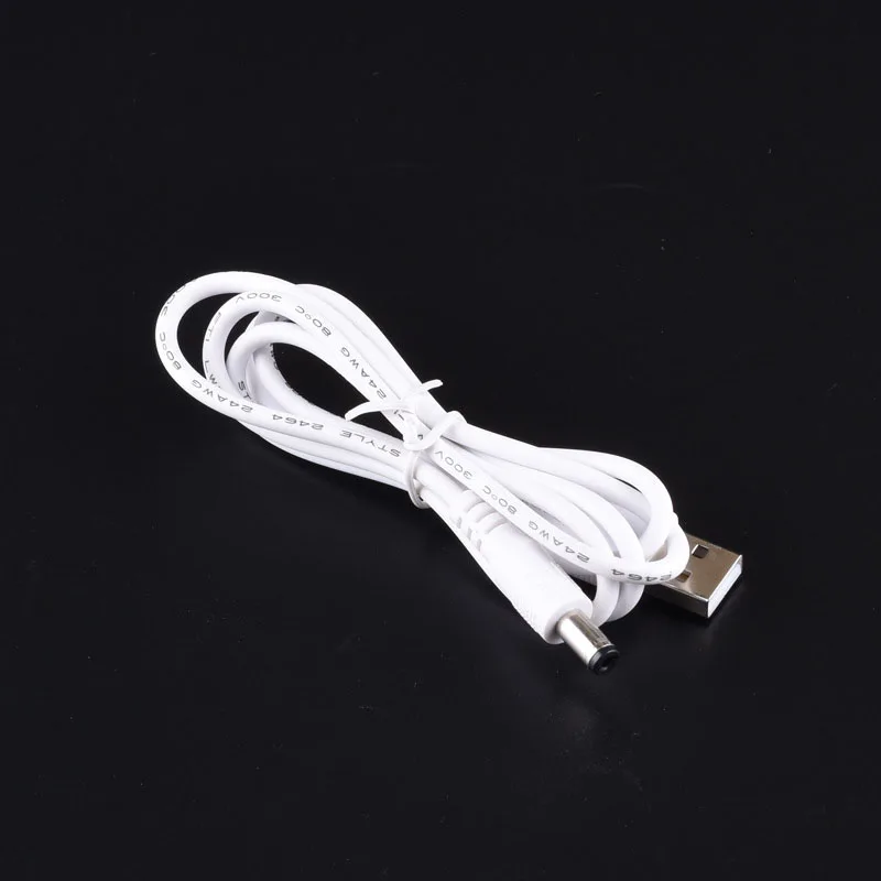 Штепсельная Вилка постоянного тока USB преобразует в 5 5*2 мм/постоянный ток 5x2 белый