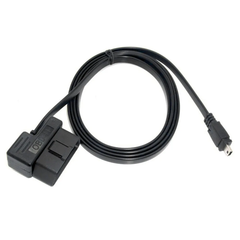 1 95 м OBD II 2 кабель диагностический адаптер 16 Pin OBD2 к Мини USB для HUD 5 Дисплей оптовая