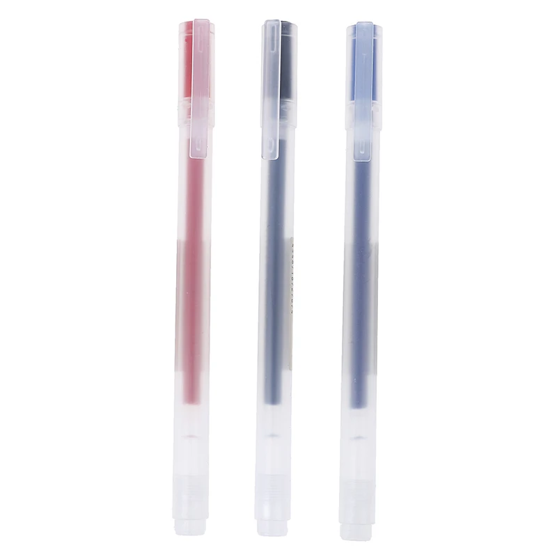 New Basic liner roller ball pen for writing signature 0.38mm ballpoint gel ink 3 color pens Office tools School supplies | Канцтовары