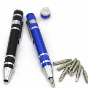 Набор многофункциональных отверток 8 в 1, мини-алюминиевая прецизионная ручка, Набор отверток, инструменты для ремонта, набор для Rc вертолета, игрушки, Rc Дрон