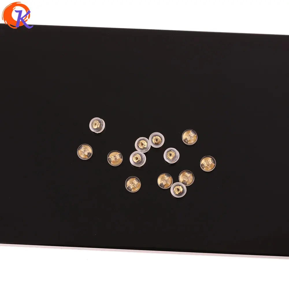 

Cordial Design 100Pcs 5*5MM Jewelry Accessories/Earring Back/Sliver Material/Genuine Gold Plating/DIY/Hand Made/Earring Findings