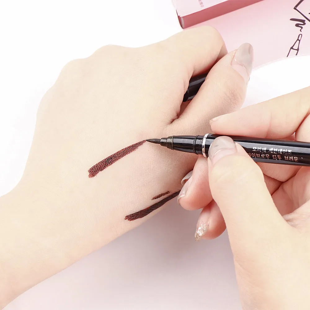Водостойкая коричневая тату ручка на 7 дней для бровей|eyebrow pen|eye browmakeup eyebrow |