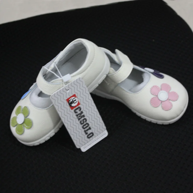 Детские сандалии CMSOLO Летние кожаные туфли с цветами для девочек размер 21 27 хит