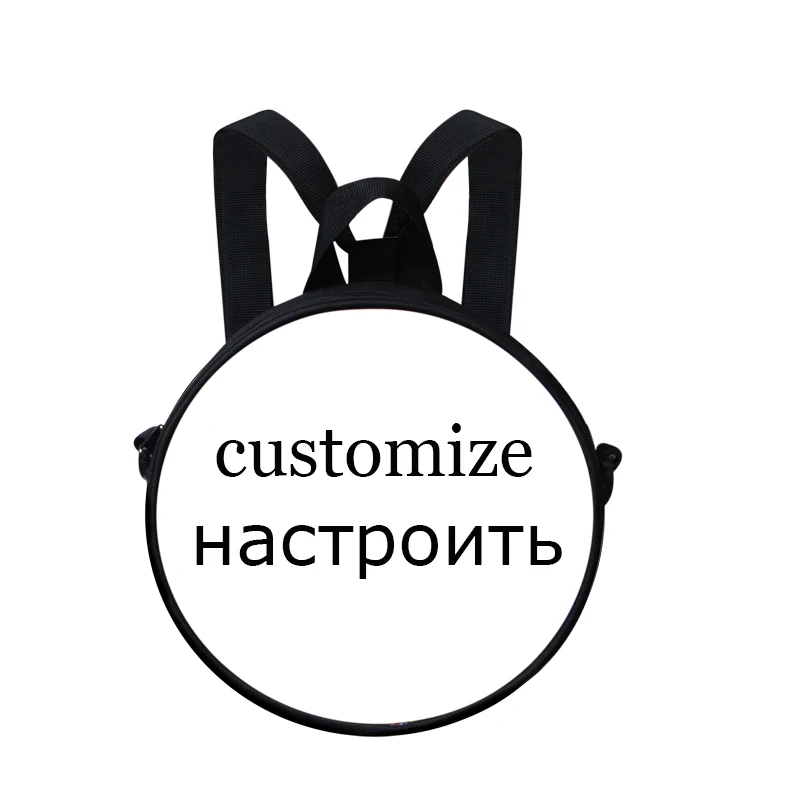 ELVISWORDS модные женские сумки через плечо круглой формы с рисунком маленьких кошек