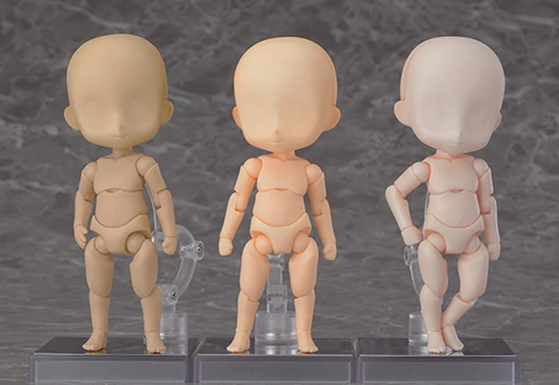 Япония GSC Nendoroid ребенок тело мальчик и девочка подвижная фигурка Коллекционная модель игрушки для рисования без головы