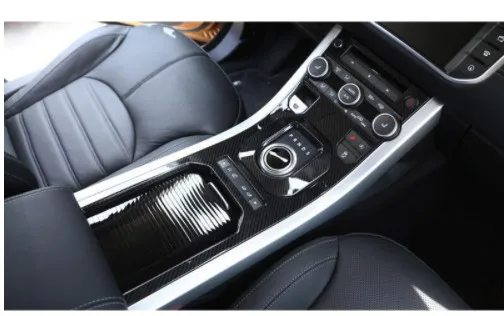 Новинка! Углеродное волокно стиль ABS пластиковые аксессуары для LandRover Range Rover Evoque