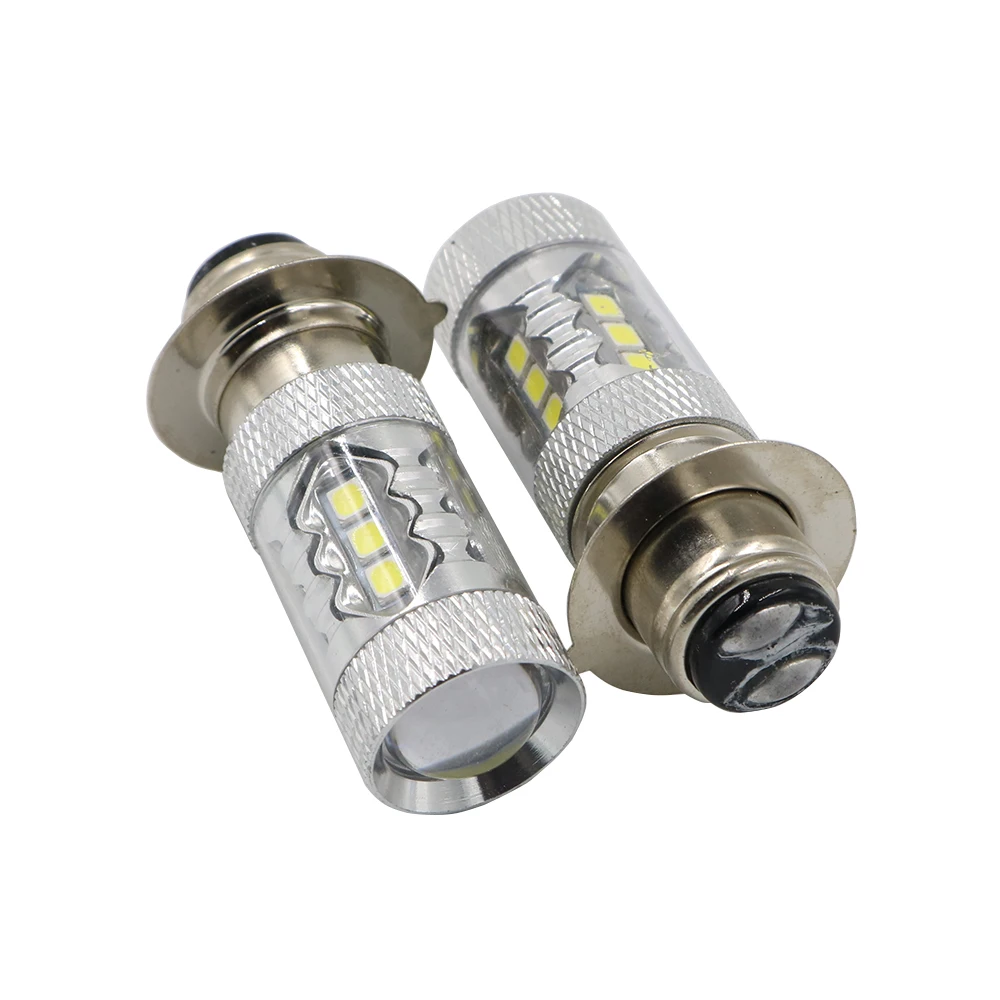 YSY мотоциклетная фара P15D H6M 80 Вт 16SMD светодиодный супер яркий Мощный мотоцикл стоп