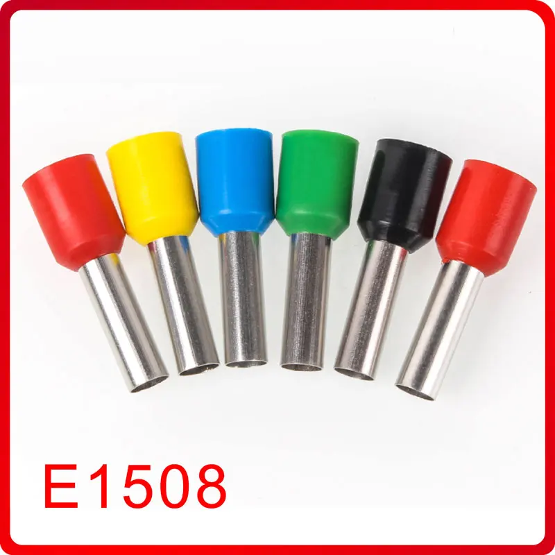 E1508 изоляционные клеммы 1 5 мм2 100 ⑤ упак. Кабельный соединитель изолирующий