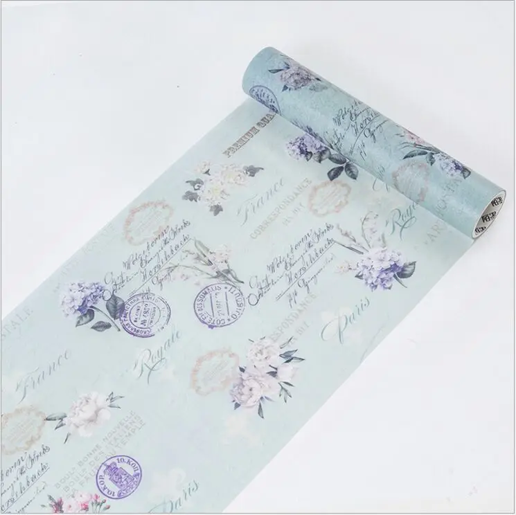 

200mm wide Romance Paris Time Travel Postage Stamp Decorative Washi Tape DIY Planner Scrapbooking Album Masking Tape Escolar