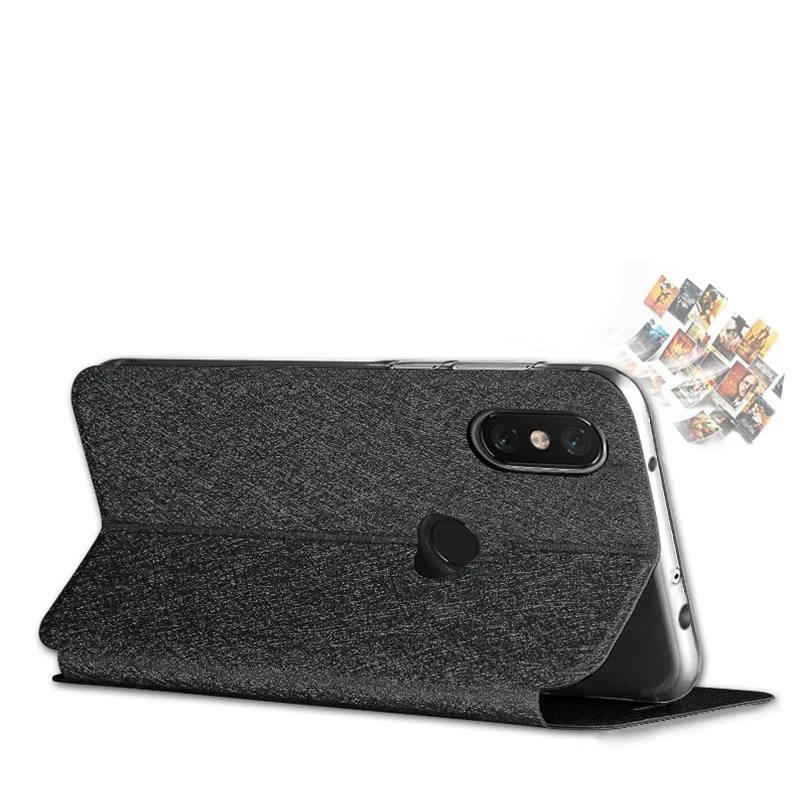 Mofi Original Luxury Leather Flip Phone Case For Xiaomi Mi 9 8 Play Note Max Shockproof Cover |