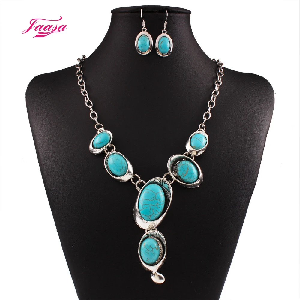 Длинное ожерелье из натурального камня ювелирный набор 2016 Бесплатная доставка