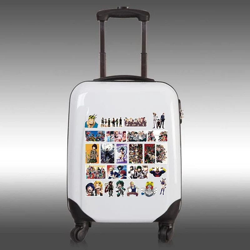 100Pcs/pack My Hero Academia Anime Sticker Skateboard Waterproof Trolley Case Laptop Stickers Toys Gifts For Kids | Канцтовары для