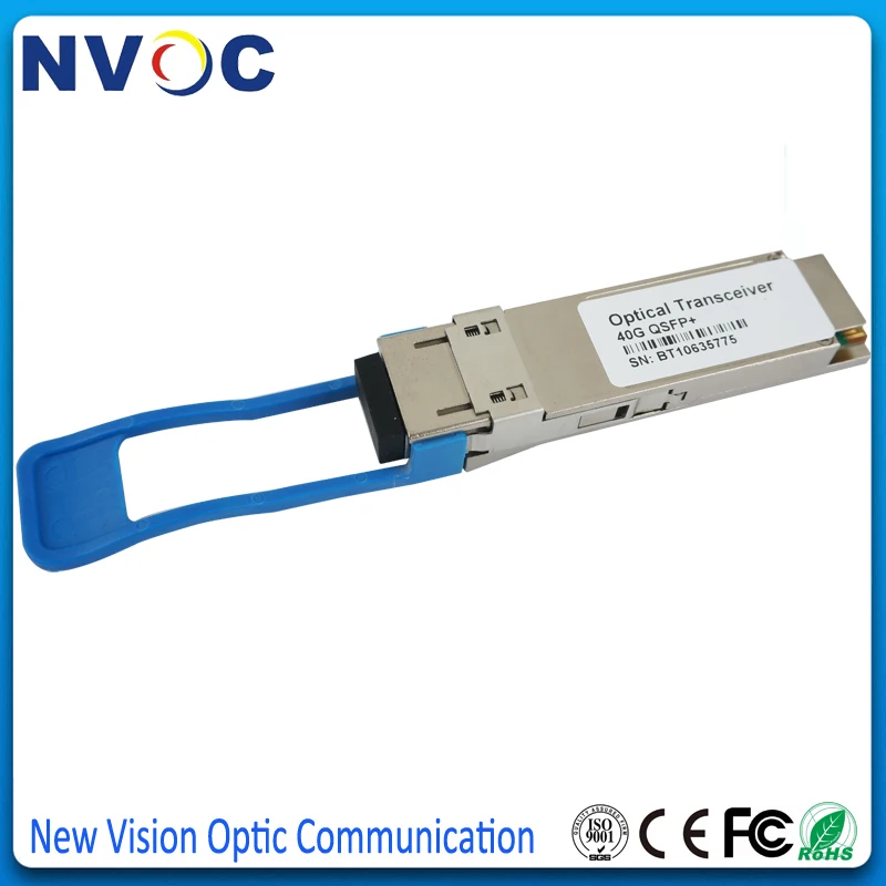 2 шт./лот 40G QSFP + SR4 850nm 300M DDM OM3 оптический SFP приемопередатчик MPO Connect MMF 100m
