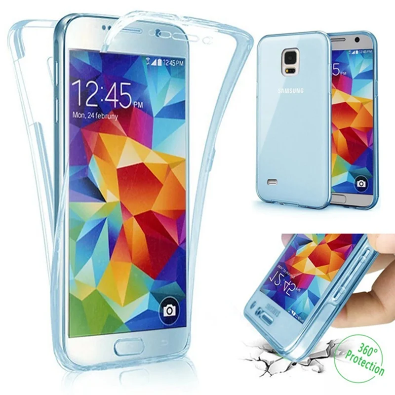 Мягкий ТПУ чехол с полной защитой 360 градусов для Coque J1 J2 J3 J5 J7 2016 2017 J330 J530 J730 A10 A30 A40