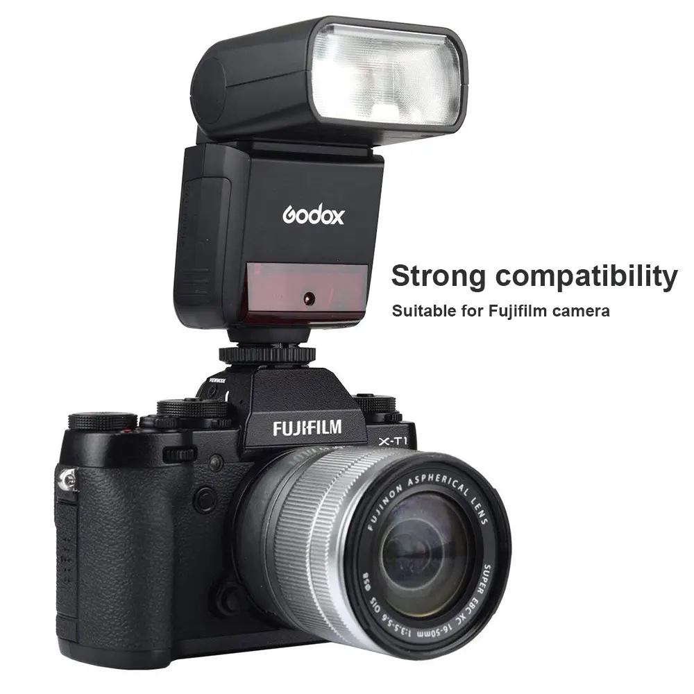 Godox V350F TTL 2.4G Camera Flash with Built-in Rechargeable 7.2V/2000mAh Li-ion Batter Xpro-O Trigger for For Fuji | Электроника